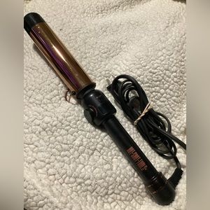 Hot Tools Professional Rose Gold 1-1/2” Digital Flipperless Curling Wand